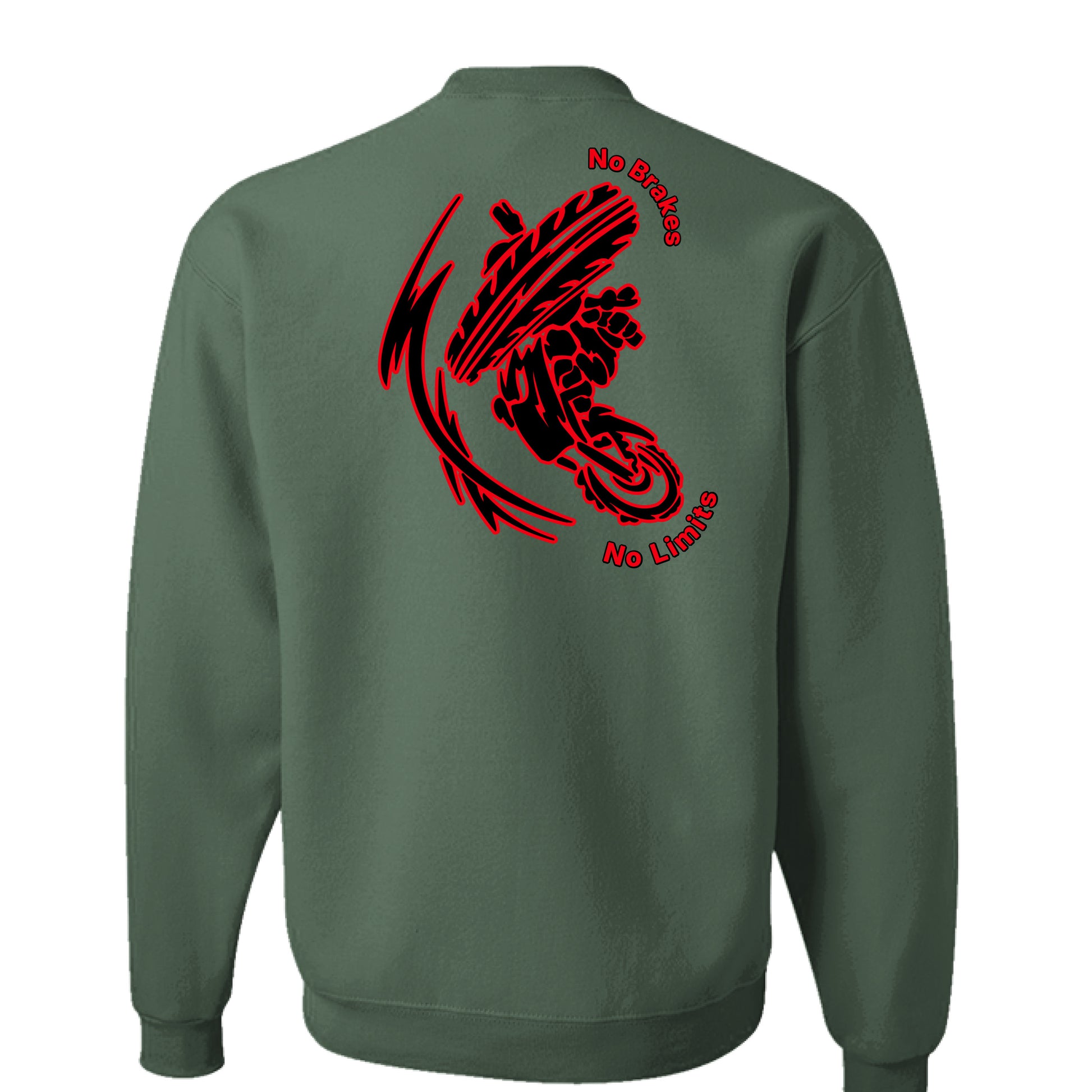 Military Green Heather - BACK