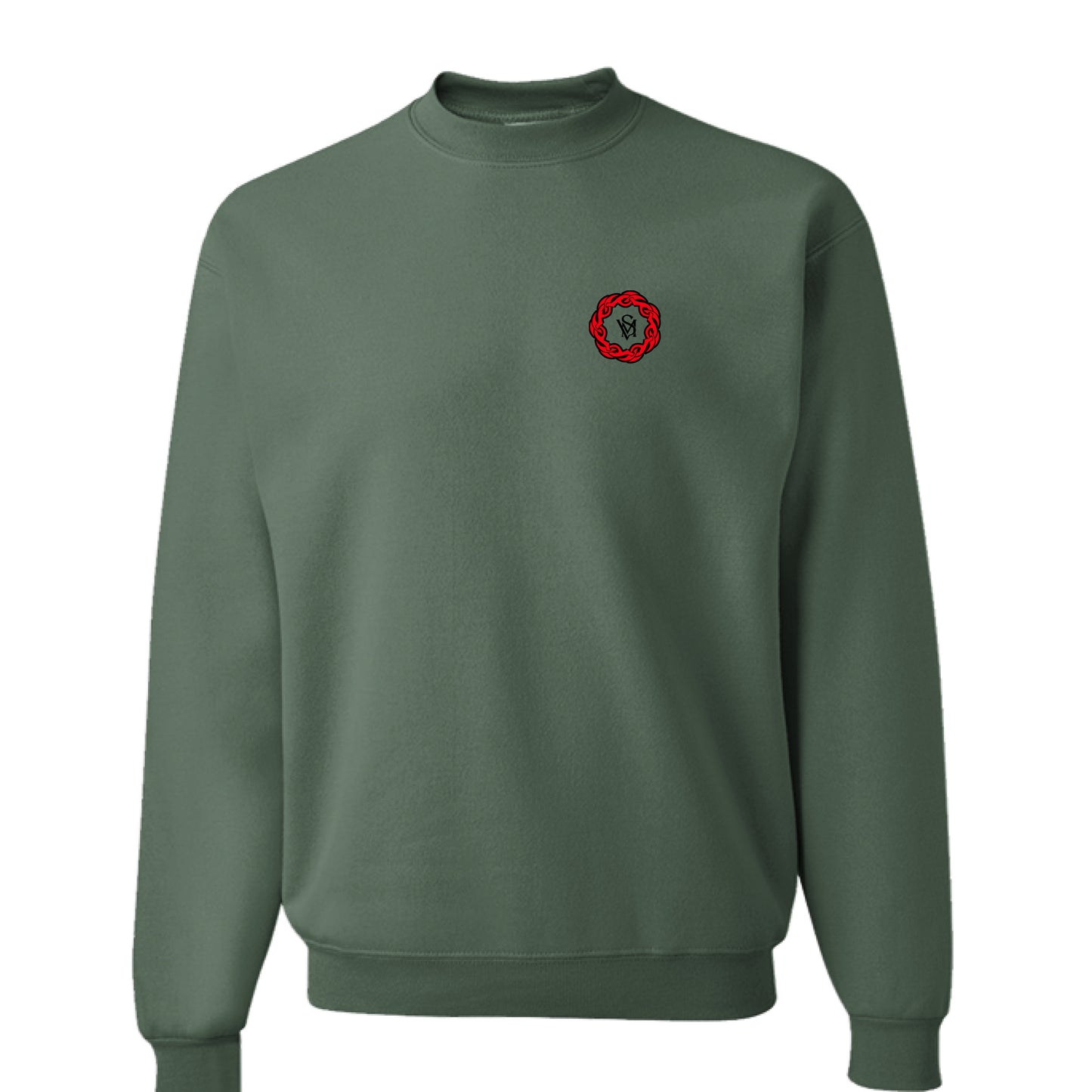Military Green Heather - FRONT