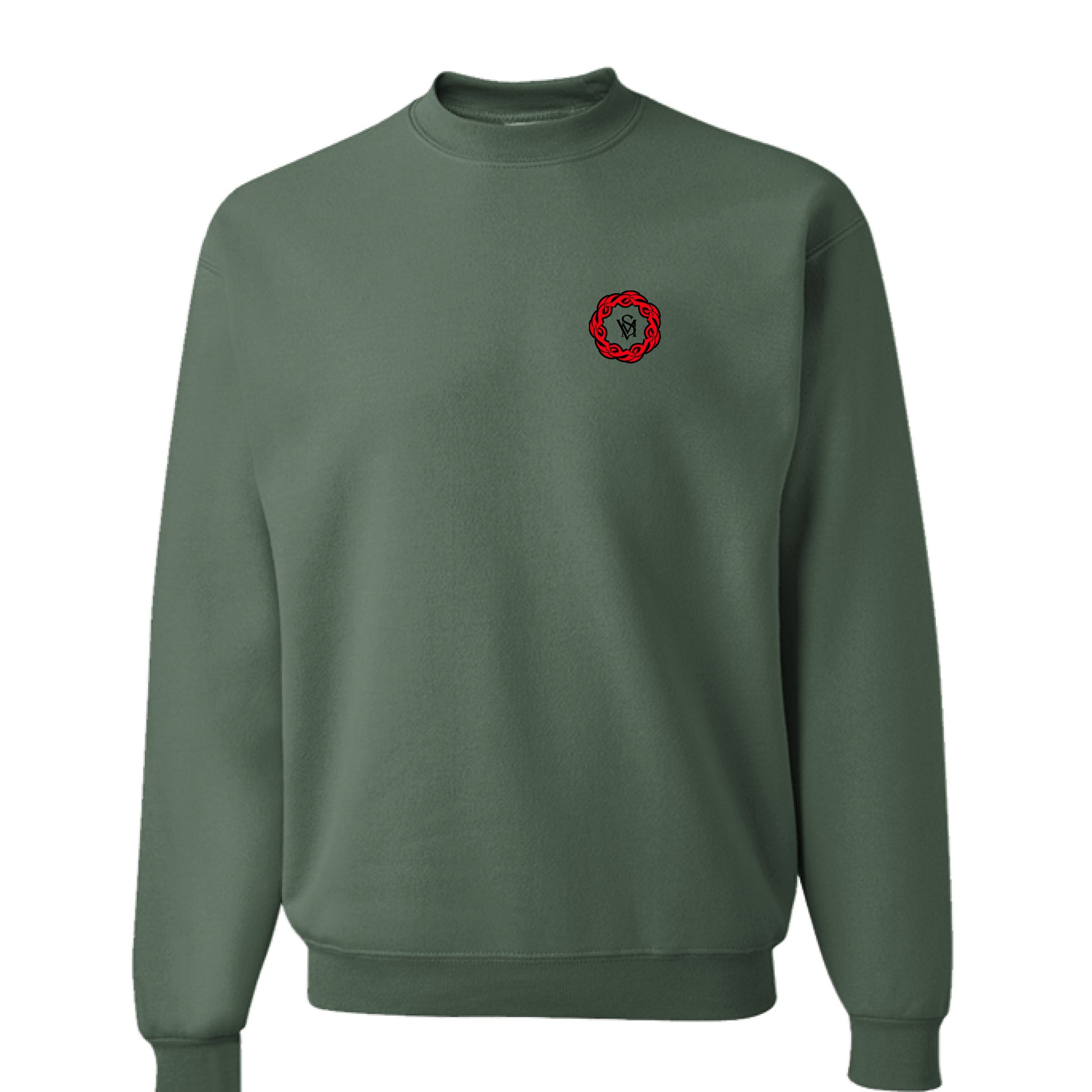 Military Green Heather - FRONT